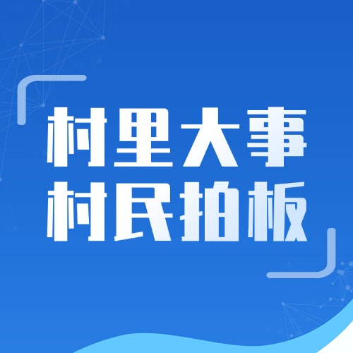 村里大事谁说了算？这些事必须咱村民自己拍板！