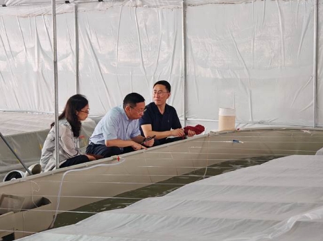 李春华赴省农科院水产研究所调研